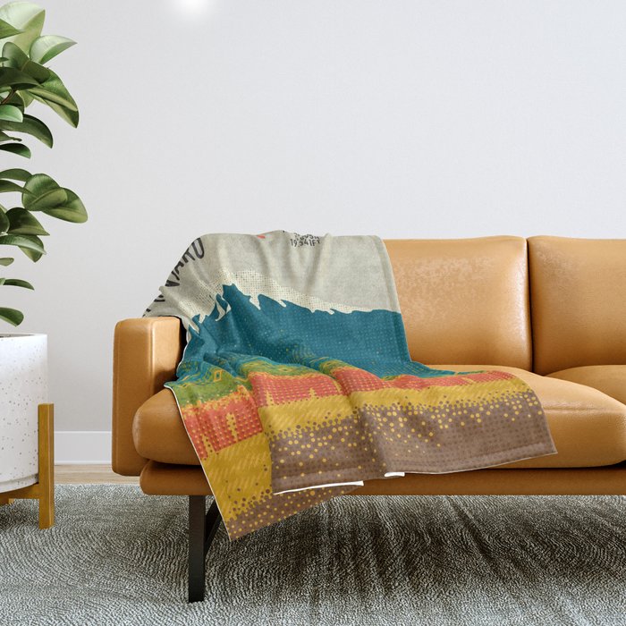 Mount Kilimanjaro Throw Blanket Gallery Image 1