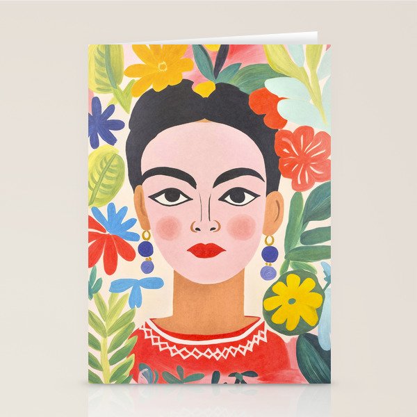 Garden Girl Summer Beauty Stationery Card Gallery Image 2