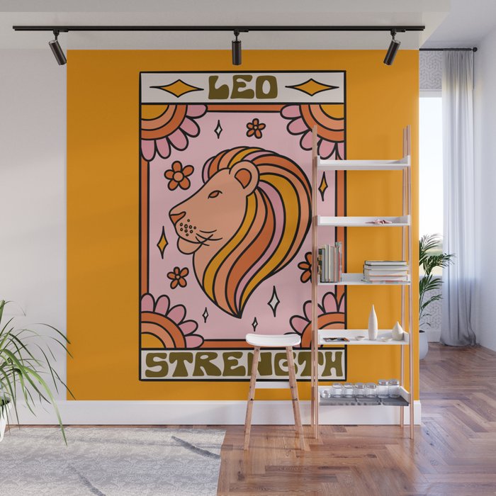Leo Tarot Card Wall Mural Gallery Image 1