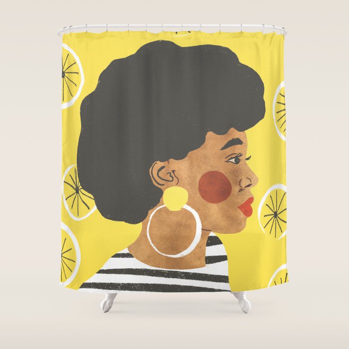 Lemonade Shower Curtain Gallery Image 1