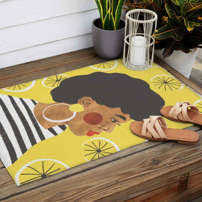 Lemonade Outdoor Rug Gallery Image 2