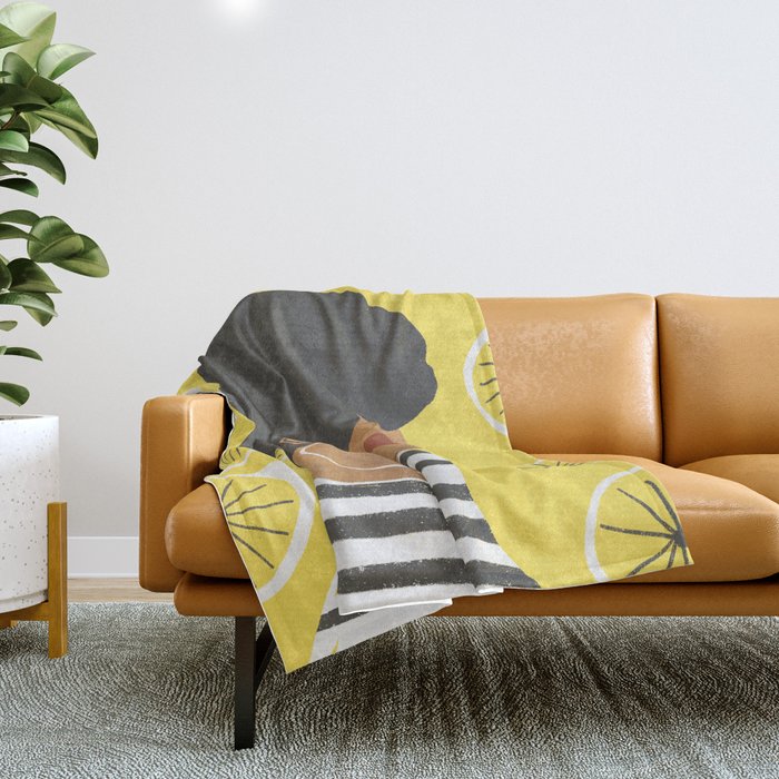 Lemonade Throw Blanket Gallery Image 1