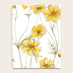 Yellow Cosmos Flowers Notebook Gallery Image 4
