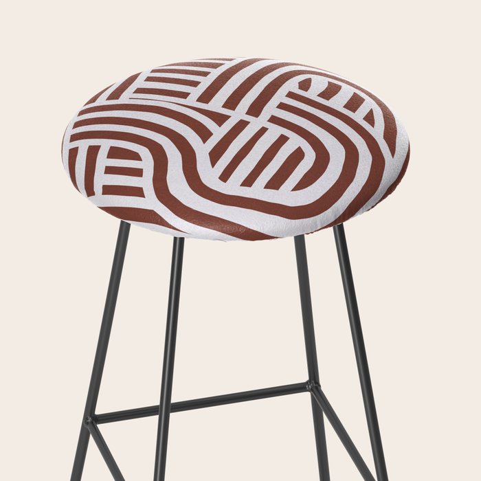 Line art Sculpt in umber 03 Stool Gallery Image 2