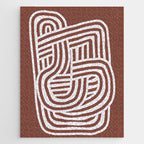Line art Sculpt in umber 03 Jigsaw Puzzle Gallery Image 1