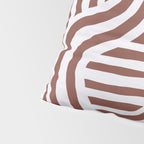 Line art Sculpt in umber 03 Pillow Sham Gallery Image 4