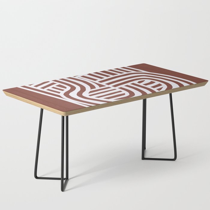 Line art Sculpt in umber 03 Coffee Table Gallery Image 1