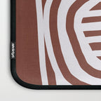Line art Sculpt in umber 03 Laptop Sleeve Gallery Image 3