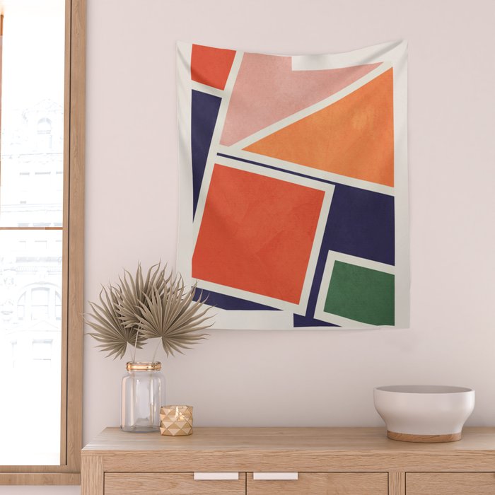 Modern Abstraction 18 Wall Tapestry Gallery Image 2
