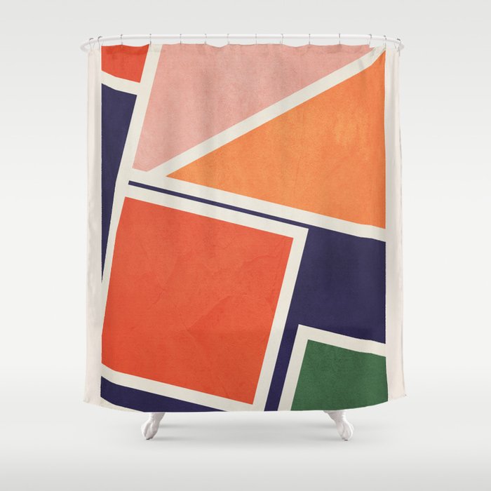 Modern Abstraction 18 Shower Curtain Gallery Image 1