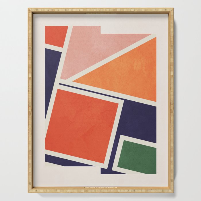Modern Abstraction 18 Serving Tray Gallery Image 1