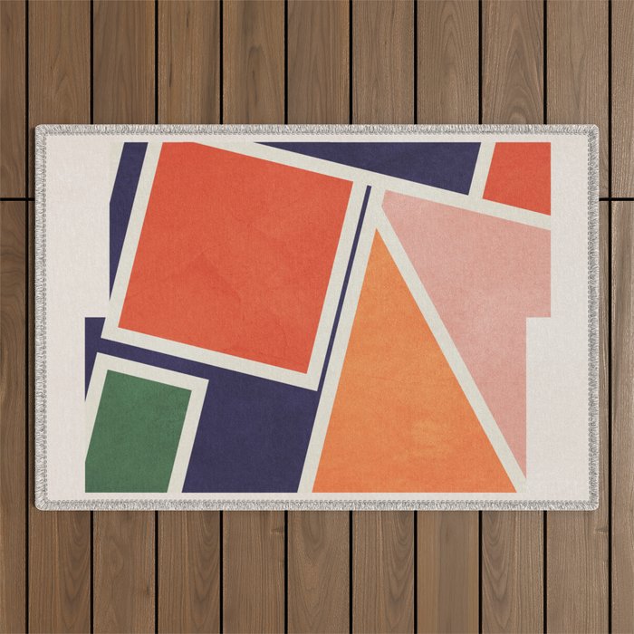 Modern Abstraction 18 Outdoor Rug Gallery Image 1