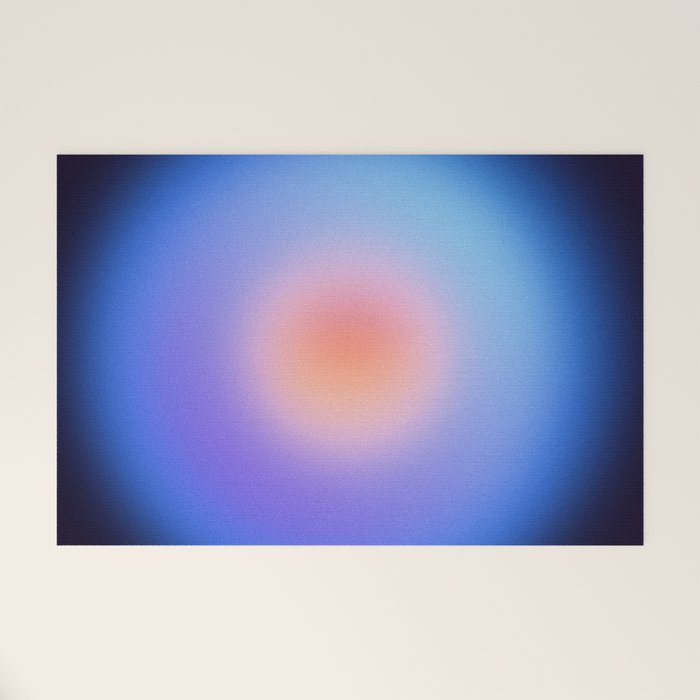 Serene - Circular Gradient Welcome Mat Gallery Image 1