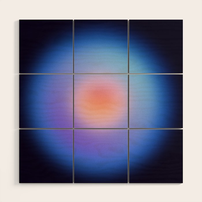 Serene - Circular Gradient Wood Wall Art Gallery Image 1