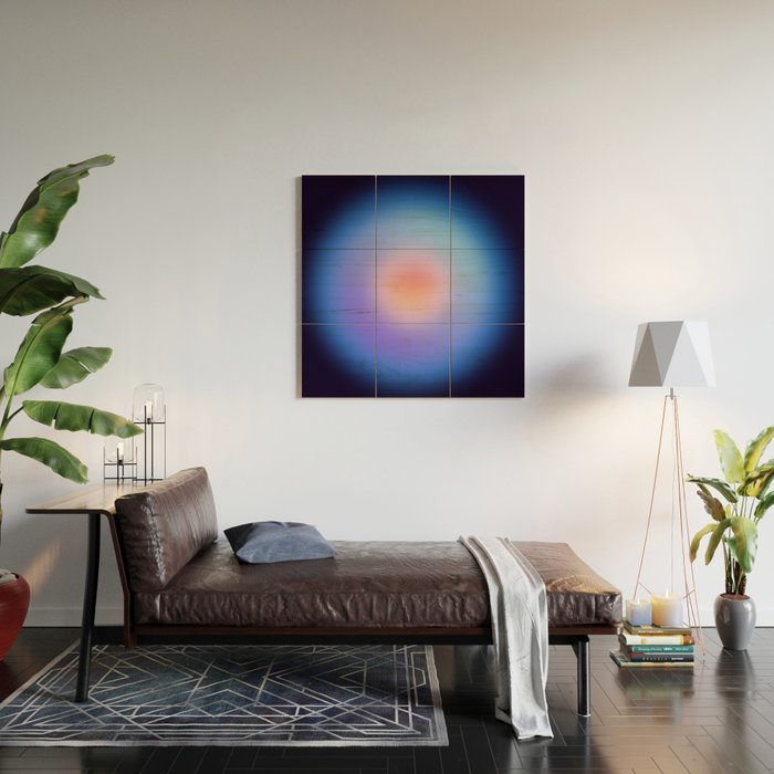 Serene - Circular Gradient Wood Wall Art Gallery Image 2