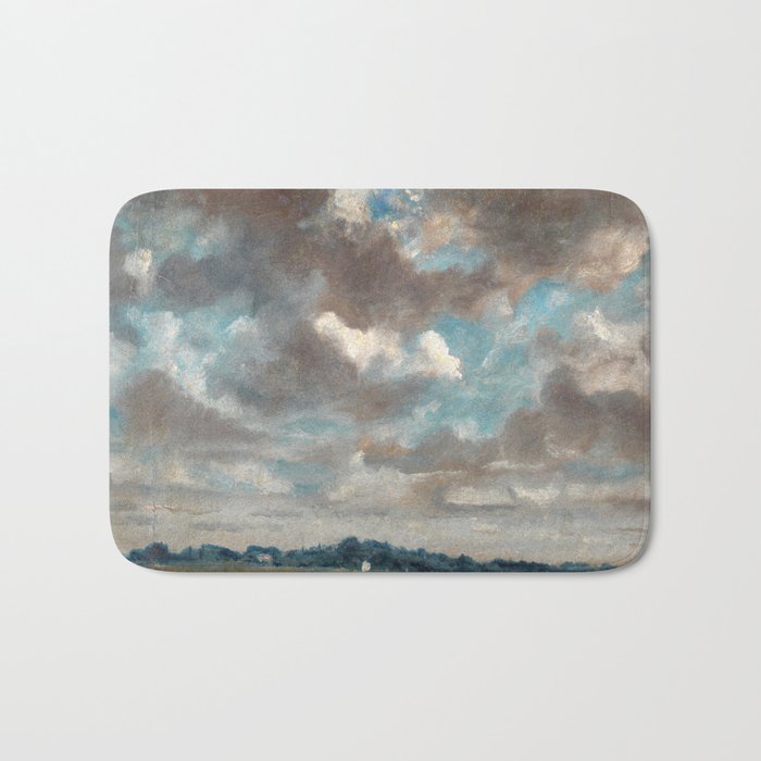 Landscape with Grey Clouds Bath Mat Gallery Image 1
