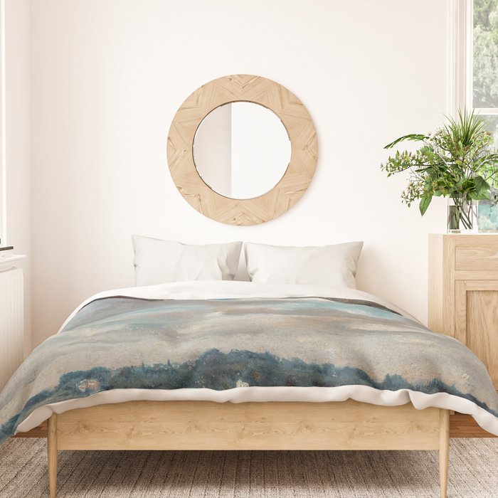 Landscape with Grey Clouds Duvet Cover Gallery Image 3