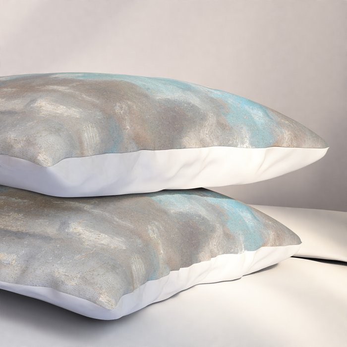 Landscape with Grey Clouds Pillow Sham Gallery Image 3
