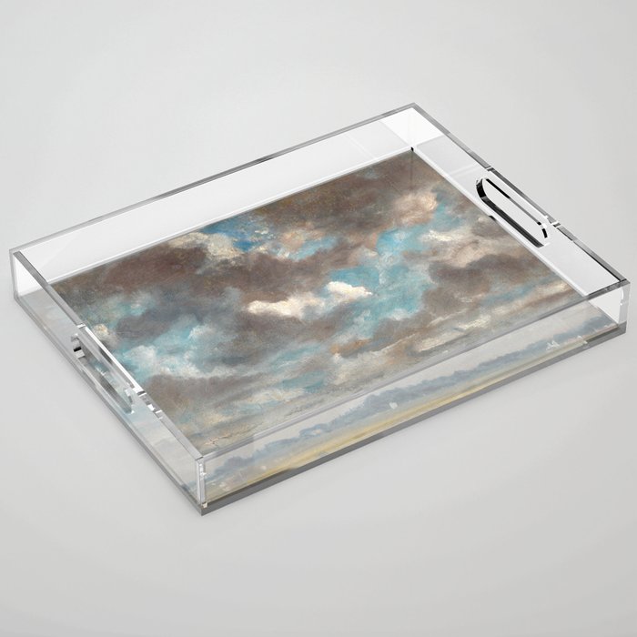 Landscape with Grey Clouds Acrylic Tray Gallery Image 1