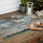 Landscape with Grey Clouds Outdoor Rug Gallery Image 2