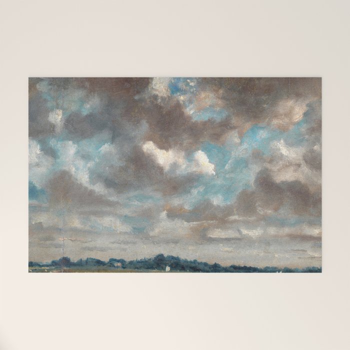 Landscape with Grey Clouds Welcome Mat Gallery Image 1