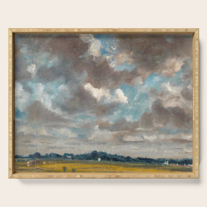 Landscape with Grey Clouds Serving Tray Gallery Image 1