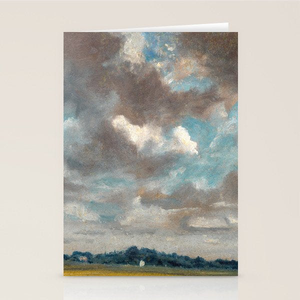 Landscape with Grey Clouds Stationery Card Gallery Image 1