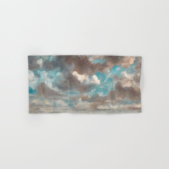 Landscape with Grey Clouds Bath Towel Gallery Image 1