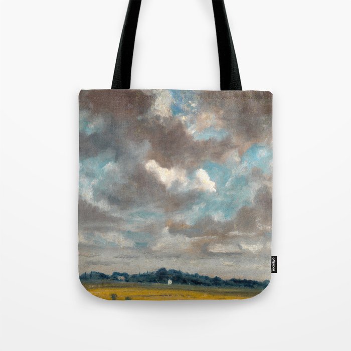 Landscape with Grey Clouds Tote Bag Gallery Image 1