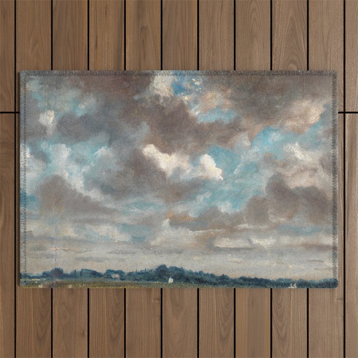 Landscape with Grey Clouds Outdoor Rug Gallery Image 1