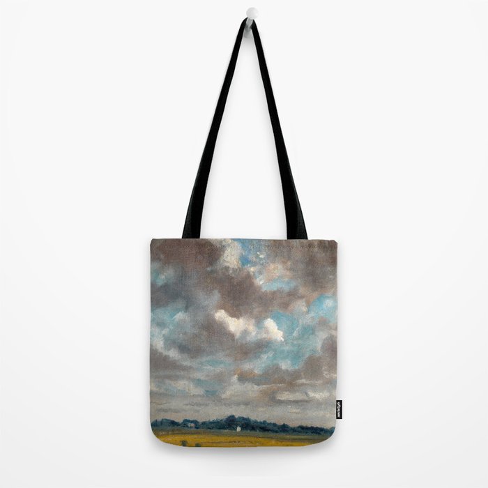 Landscape with Grey Clouds Tote Bag Gallery Image 2