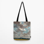 Landscape with Grey Clouds Tote Bag Gallery Image 2