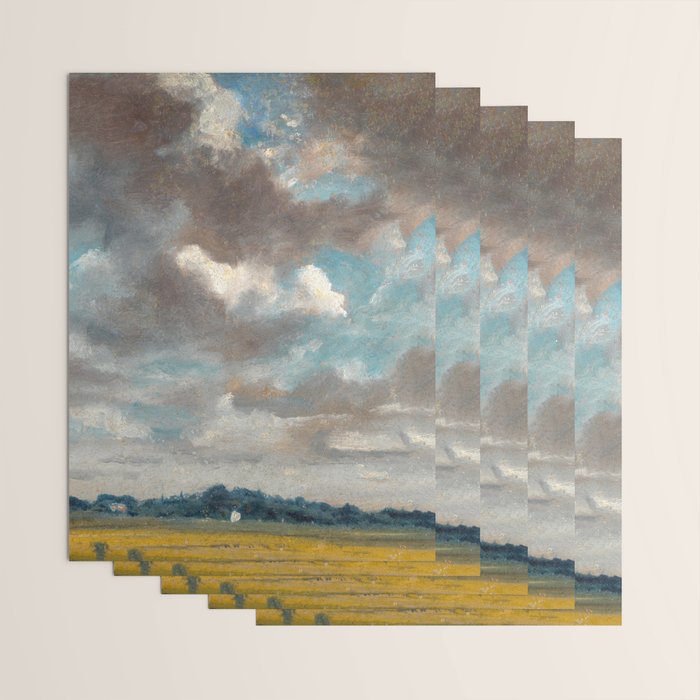 Landscape with Grey Clouds Wrapping Paper Gallery Image 3