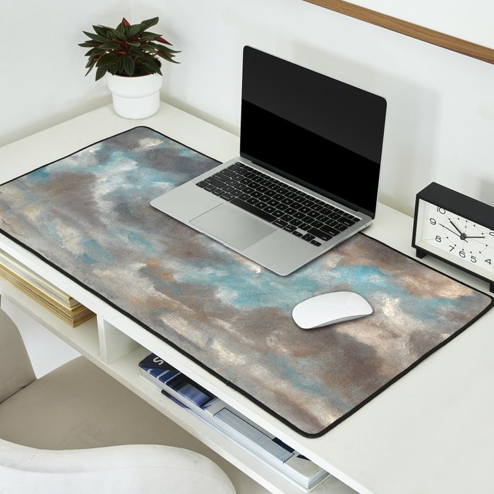 Landscape with Grey Clouds Desk Mat Gallery Image 2