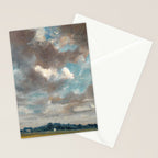 Landscape with Grey Clouds Stationery Card Gallery Image 2
