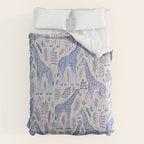 Blue Giraffe Pattern Comforter Gallery Image 6