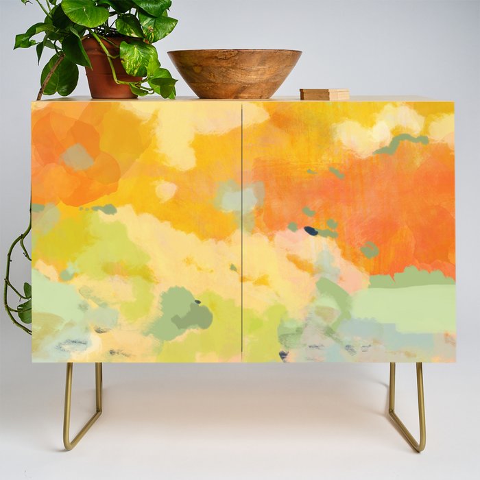 abstract spring sun Credenza Gallery Image 1