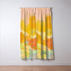 abstract spring sun Window Curtain Gallery Image 3