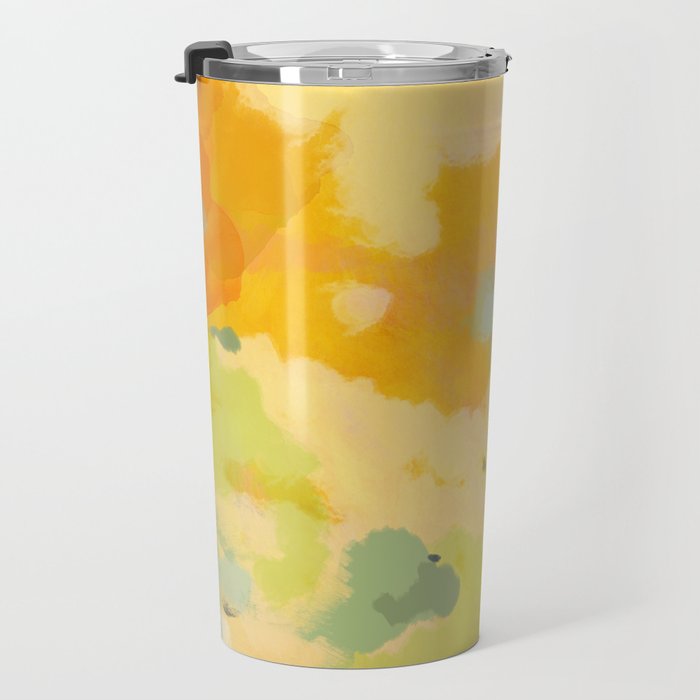 abstract spring sun Travel Mug Gallery Image 3