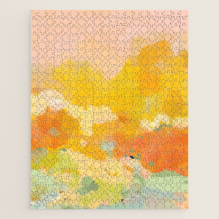 abstract spring sun Jigsaw Puzzle Gallery Image 1