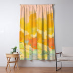 abstract spring sun Window Curtain Gallery Image 5