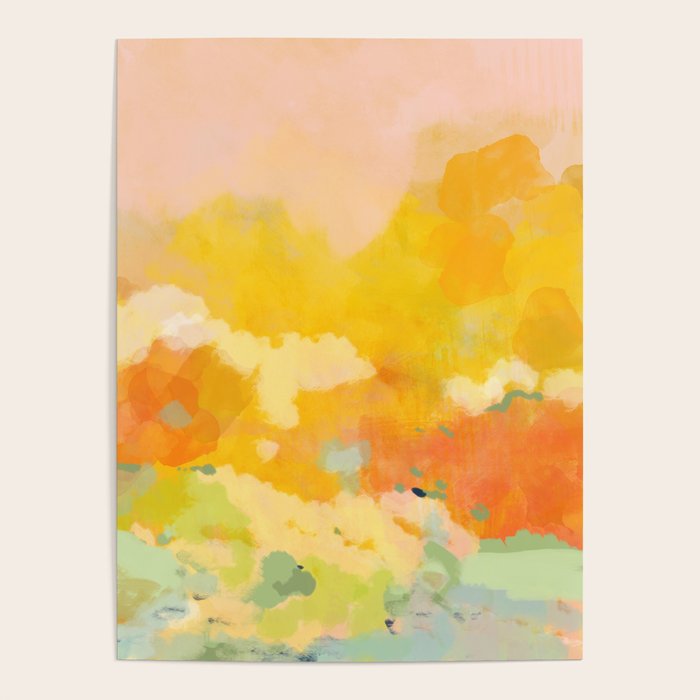 abstract spring sun Poster Gallery Image 4