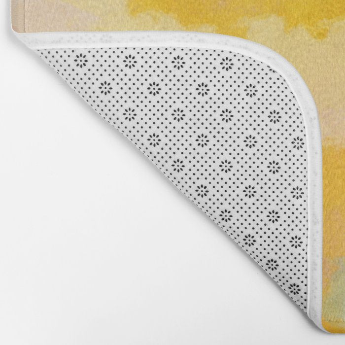 abstract spring sun Bath Mat Gallery Image 2