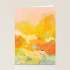 abstract spring sun Stationery Card Gallery Image 2