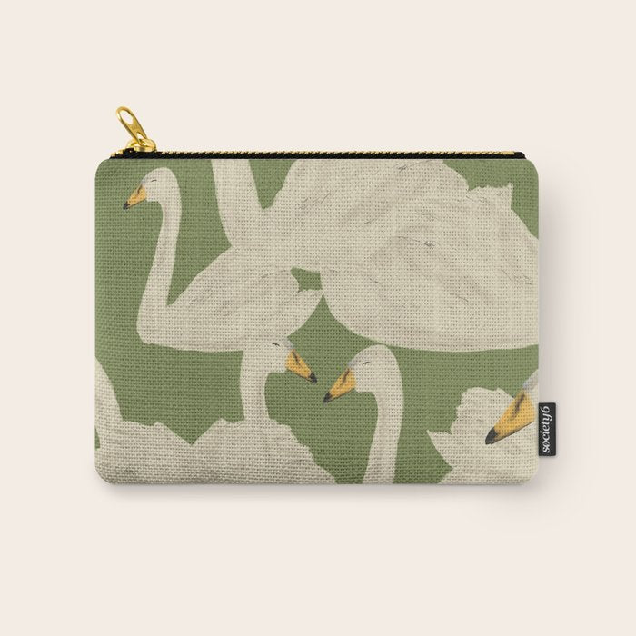 Flight of Swans Carry All Pouch Gallery Image 1
