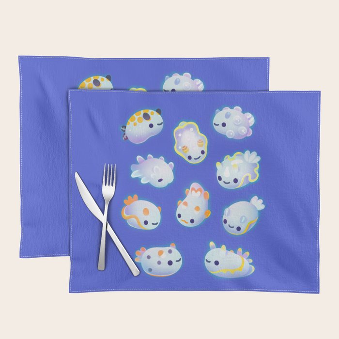 White sea slug Placemat Gallery Image 1