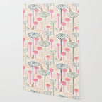 Block print scandinavian meadow Wallpaper Gallery Image 2