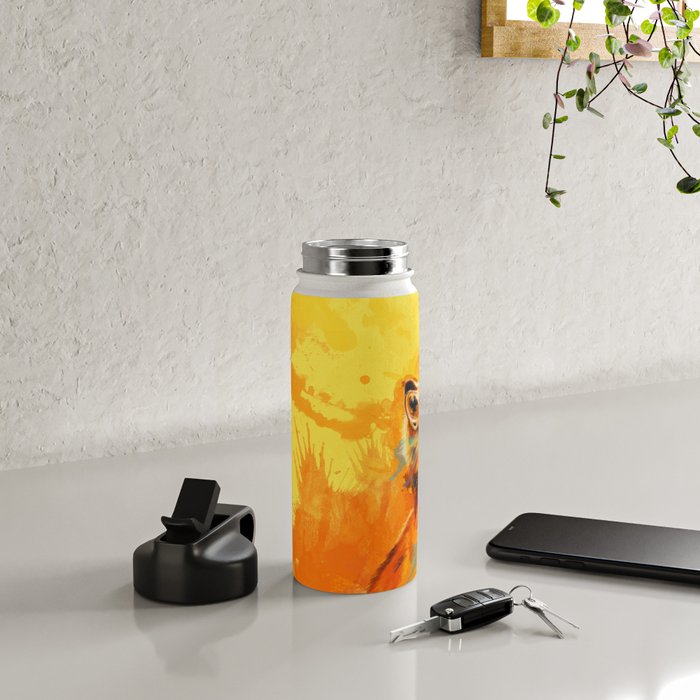 Blissful Light - Fox portrait Water Bottle Gallery Image 4