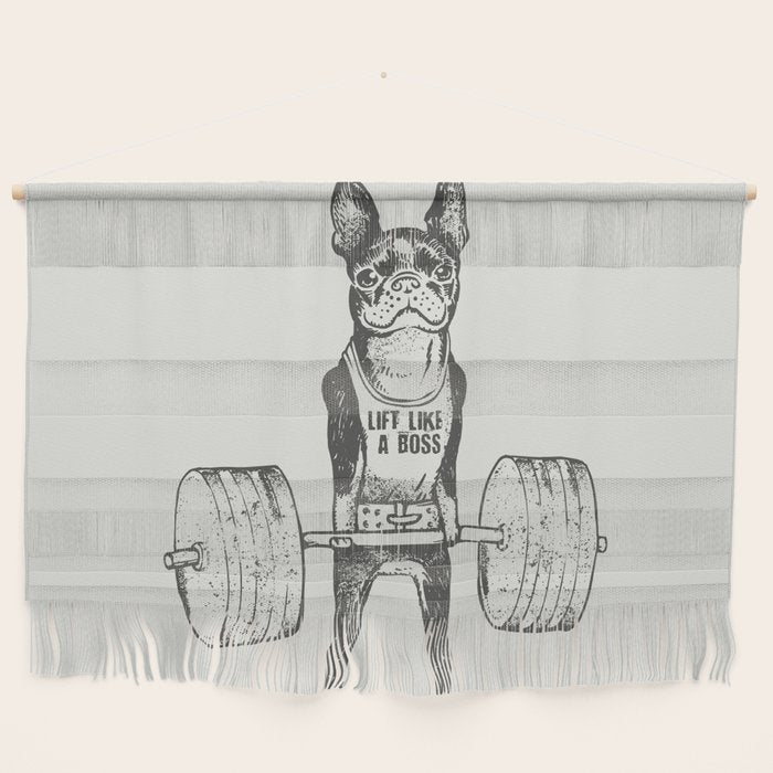 Boston Terrier Lift Wall Hanging Gallery Image 1