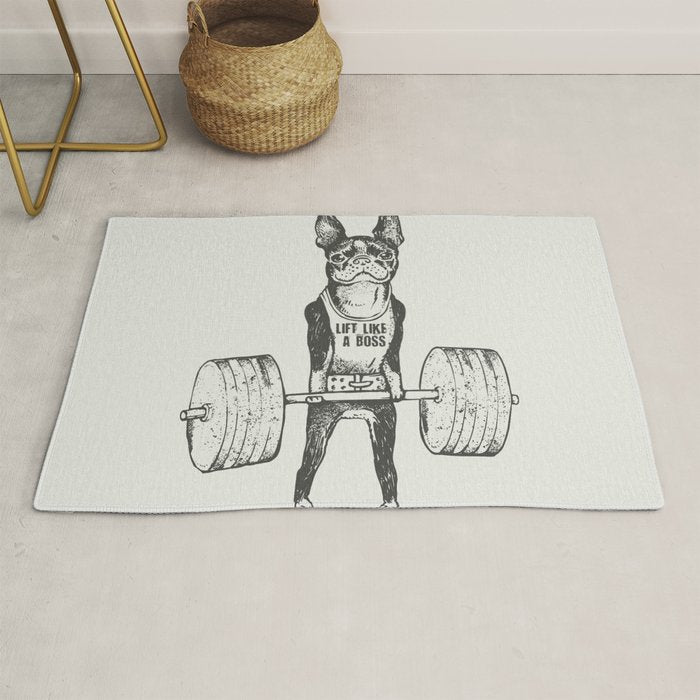 Boston Terrier Lift Rug Gallery Image 1